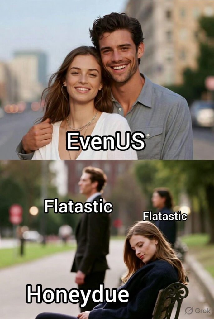 EvenUS vs Honeydue vs Flatastic