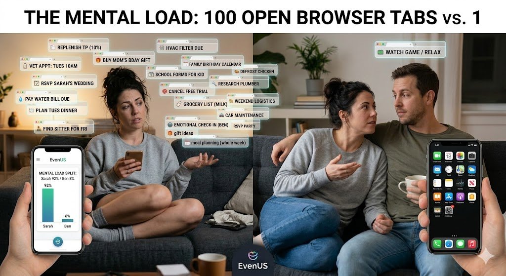 How to Explain the Mental Load to a Partner Who Doesn't "See" It