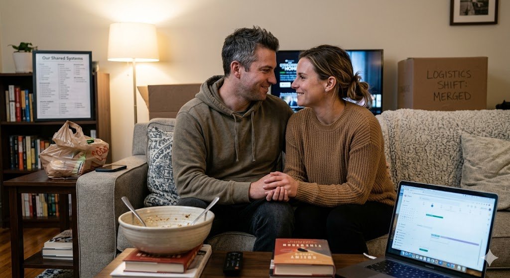 Long-Distance to Living Together: Managing the Logistics Shift