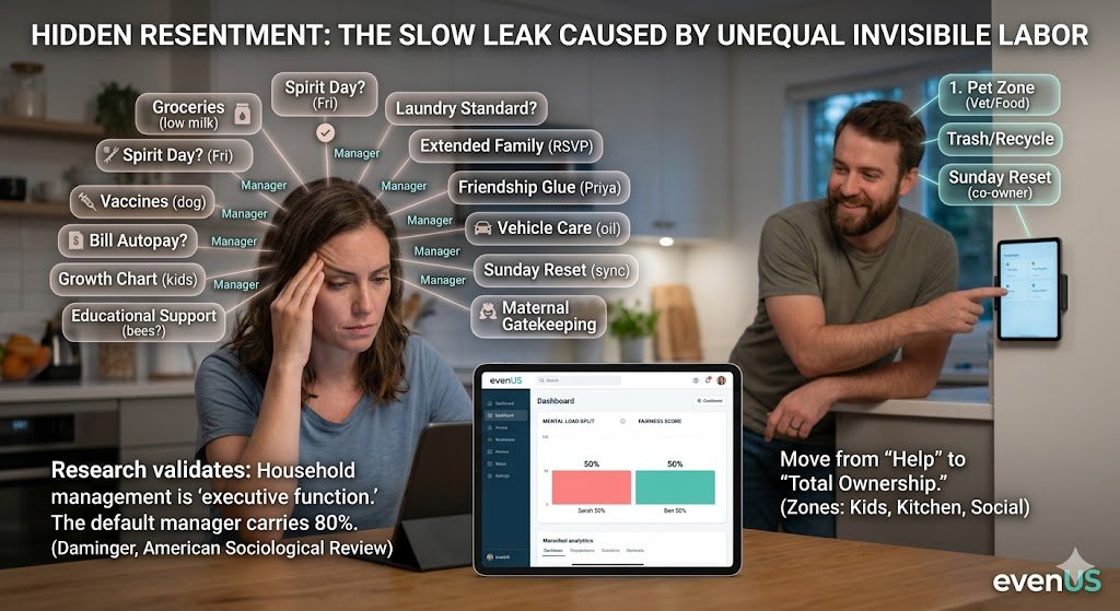 Overcoming Hidden Resentment Caused by Unequal Invisible Labor