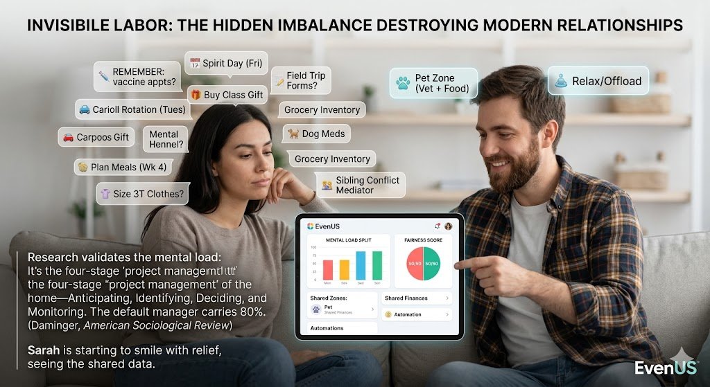 Preventing Burnout from Mental Load in Long-Term Relationships